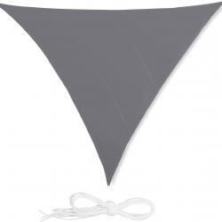 Voile d'ombrage triangle 6 x 6 x 6 m gris 13_0002940_4