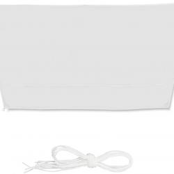 Voile d'ombrage trapèze 3 x 4 x 2 m blanc 13_0002935