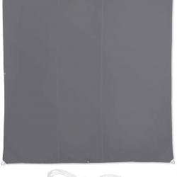 Voile d'ombrage carré 4 x 4 m gris 13_0002929_3