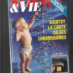 science et vie novembre 1992 , vaison la romaine, fossiles ardèche, vache folle, génétique, vélo