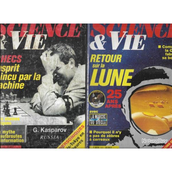 science et vie 1994 917, 921, 922, 926 , checs, retour sur la lune, boeing 777 contre airbus