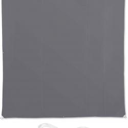 Voile d'ombrage carré 5 x 5 m gris 13_0002929_4