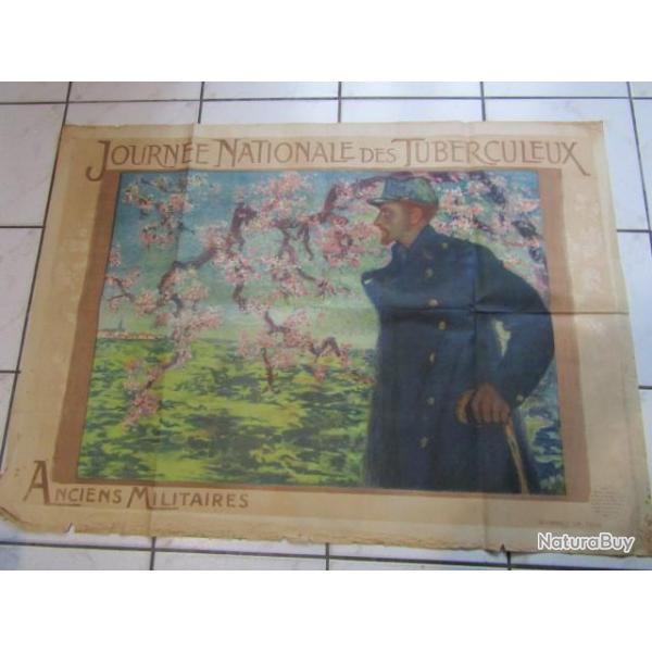 grande affiche pr premire guerre mondiale 1914 1918 pour aider les tuberculeux ex mili piou piou