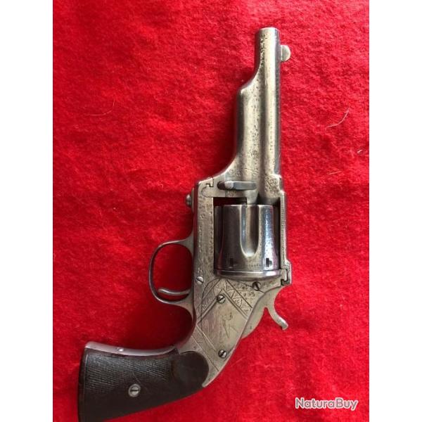 REVOLVER MERWIN HULBERT Grav 3e Mle Calibre 44 Winchester 1873 - US XIX U.S.A. XIX eme  cat. D2