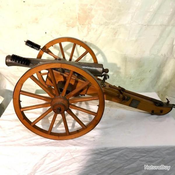 Canon d'artillerie Napolon imposante rduction d'une pice d'artillerie mtal et bois