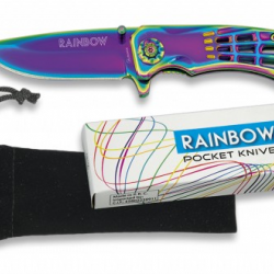 Couteau pliant fantaisie FOS lame 7 cm Rainbow 18183-A071