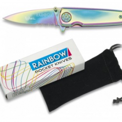 Couteau pliant fantaisie FOS lame 6.50 cm Rainbow 18019-A07
