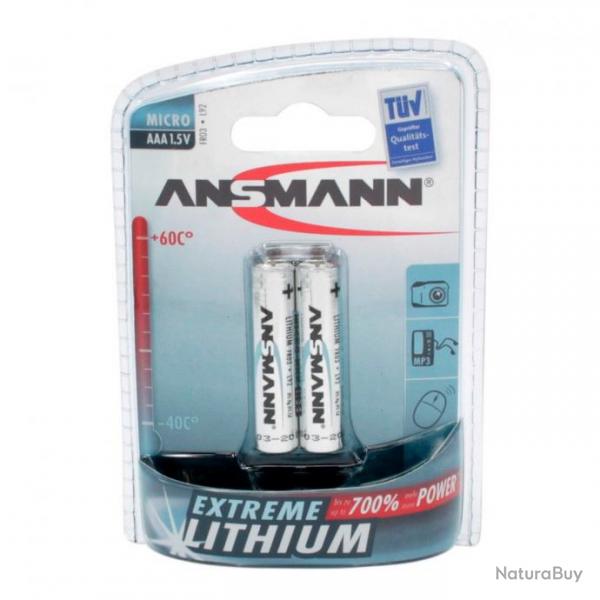Batterie Ansmann Lithium Micro AAA, 2ST