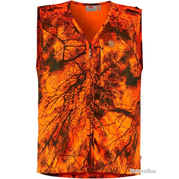 Gilet de signal Vrmland (Couleur: Orange Signal Camo, Taille: XXL)