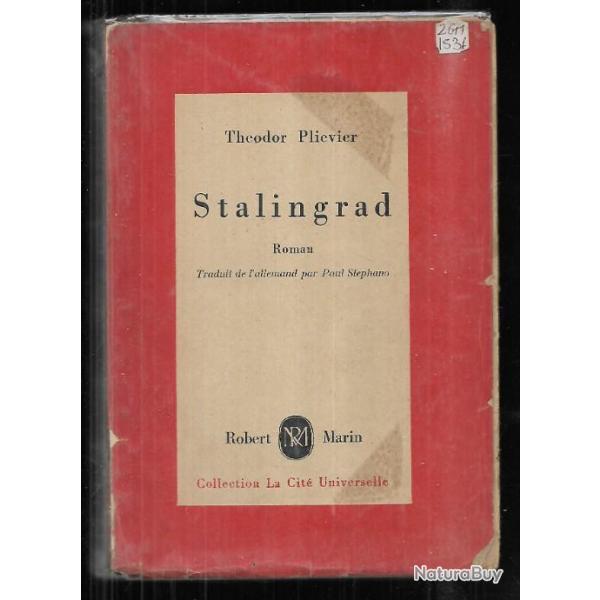 stalingrad de thodor plievier 1re dition franaise