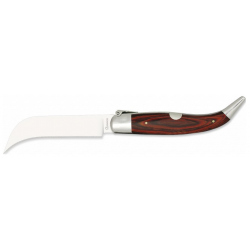 Couteau pliant Teja Tranchete bois rouge lame 9.50 cm 01091071