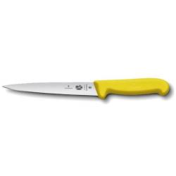 5.3708.20 Couteau à dénerver, filet de sole, lame flexible 20 cm Victorinox manche jaune