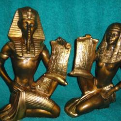 Statues Egyptien et Egyptienne