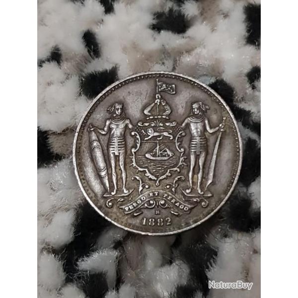 - One cent British North Borneo 1882