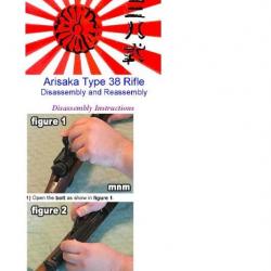 démontage carabine ARISAKA type 38 (envoi par mail) - VENDU PAR JEPERCUTE (m518)