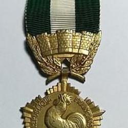 Médaille d'honneur départementale et communale