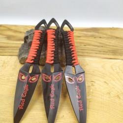 Set de 3 couteaux à lancer Red Eagle 15.50 cm 3227607n