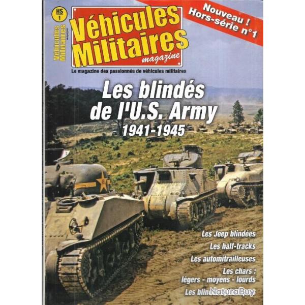 vhicules militaires magazine hors-srie n1 les blinds de l'us army 1941-1945