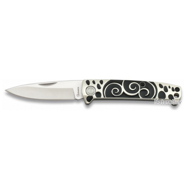 Couteau pliant  Noir orn Lame 6.50 cm 1808807
