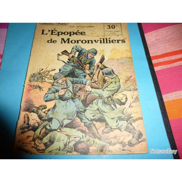 DO COLLECTION " PATRIE "  71 .     L EPOPEE DE MORONVILLIERS