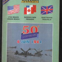 39-45 magazine 96 50e anniversaire 6 juin 1944 , s-boote, ouistreham, le dukw , paras , prison caen