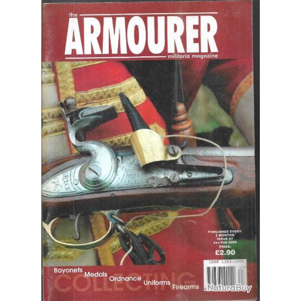 the armourer militaria magazine 67, vareuse allemande m 44 , battle dress post war, artillerie , bai