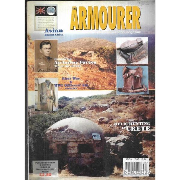 the armourer militaria magazine 56, dcoration msopotamie, cosaques, parachutistes hongrois ww2, ar