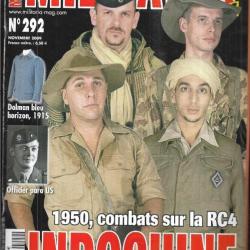 Militaria magazine 292, rc 4 indochine, officier para us, 6e rtm vosges 1944, ligne maginot, musette