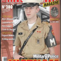 Militaria magazine 280, military police vietnam, mines allemandes , soe, école de cherchell, demag
