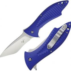 Couteau V Nives Deplorable Blue Tanto Lame Acier AUS-8 Manche FRN Bearings Clip VNI15FRNPBL