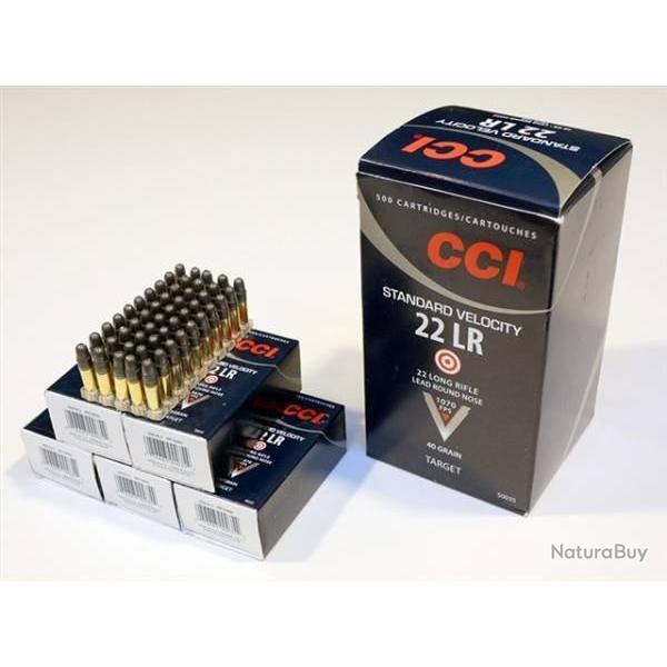 500 Munitions CCI Standard Velocity Cal 22Lr 40gr Lrn