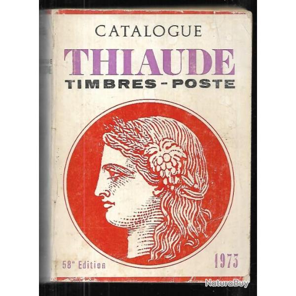 catalogue de timbres postes thiaude 1973