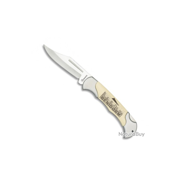 Couteau plian dcor Benidorm lame 8 cm 19661GR55807