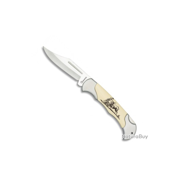 Couteau plian dcor Taureau  lame 8 cm 19661GR56507