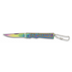 Couteau plian porte-clés Colorful lame 6 cm 1830607