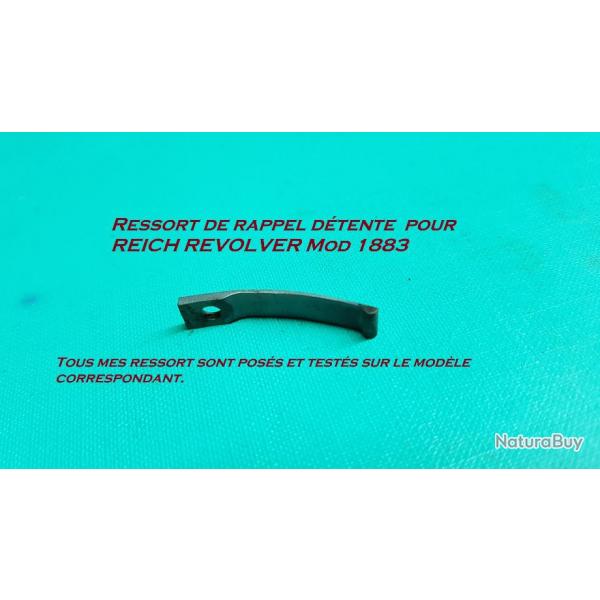 RESSORT rappel de dtente pour  REICHREVOLVER 1883.