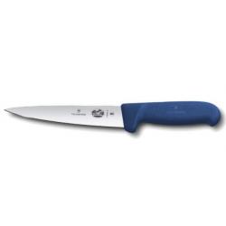 5.5602.14 Couteau à saigner 14 cm Victorinox manche bleu