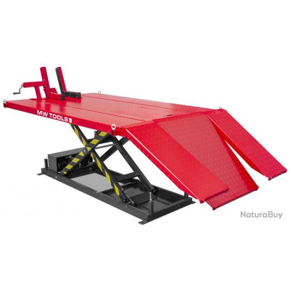 Pont moto/quad lectrique 230V - 0,55kW - 600kg 2000x1200mm MW Tools ESB600W