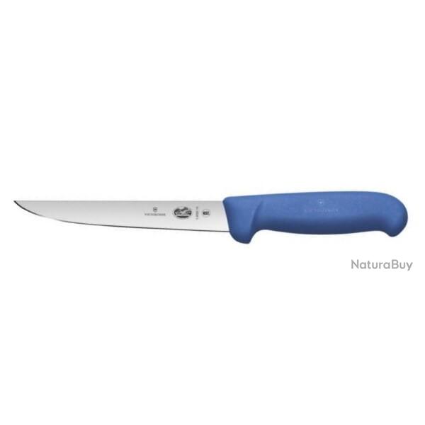 5.6002.15 Couteau  saigner 15 cm Victorinox manche bleu
