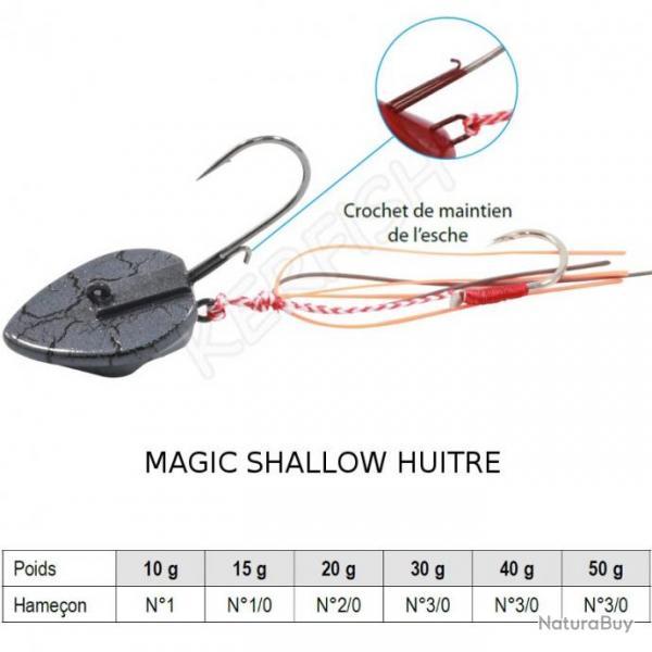 TENYA EXPLORER SHALLOW EXPLORER TACKLE 30 g Huitre