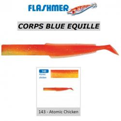 3 corps BLUE EQUILLE FLASHMER Atomic Chicken (143)