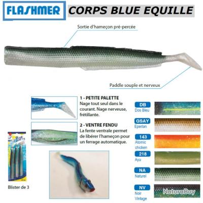 Leurres souples mer Shad, neuf et occasion