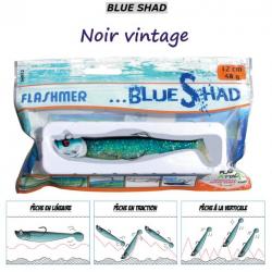 BLUE SHAD FLASHMER Noir Vintage 8 cm