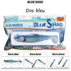 BLUE SHAD FLASHMER Dos Bleu 10 cm