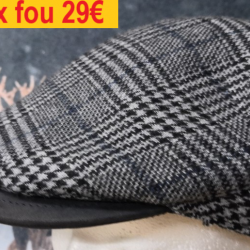 casquette  CUIR  HOMME  MADE IN ITALY  T  58       9384-58