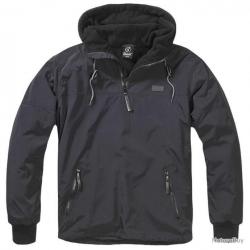 Veste coupe vent Luke Windbreaker Brandit Noir