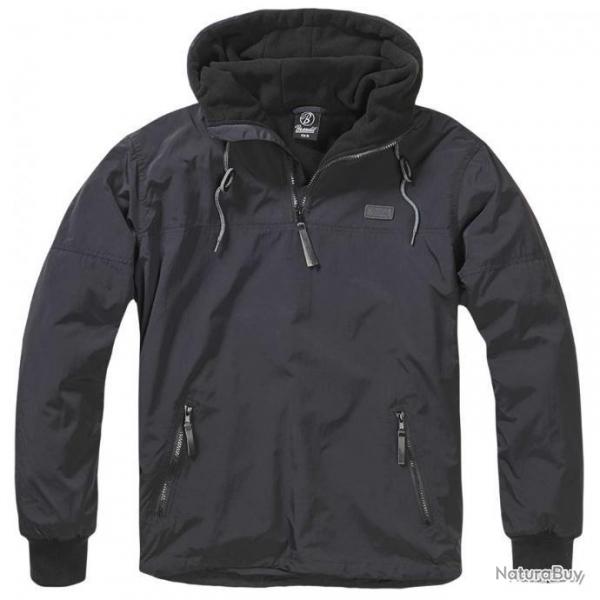 Veste coupe vent Luke Windbreaker Brandit Noir