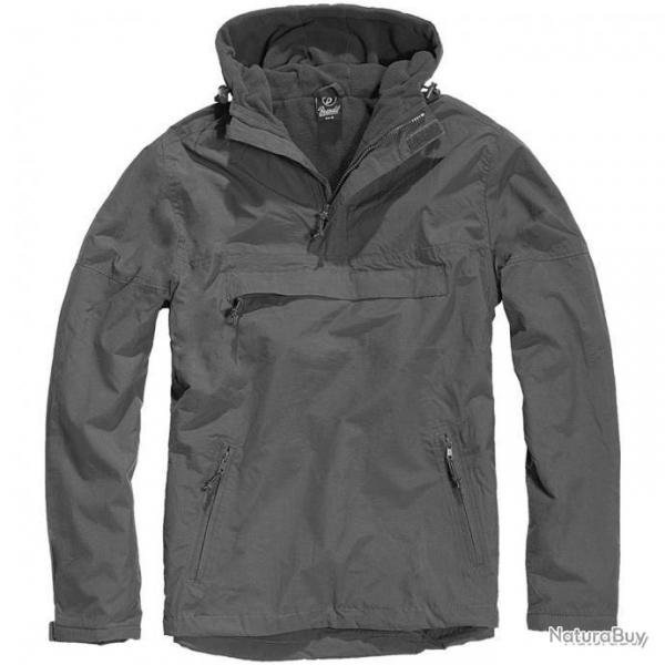 Veste coupe vent Windbreaker Brandit Gris