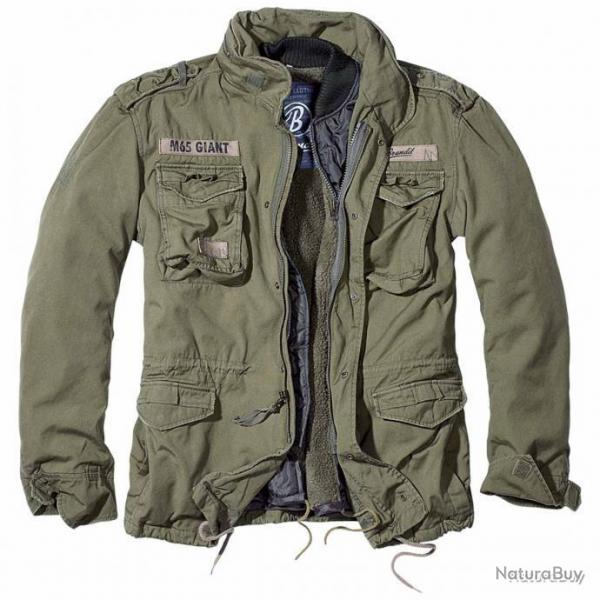 Veste mi saison M 65 Giant Brandit Vert olive