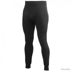 Caleçon long Johns with Fly Ullfrotté 400 Woolpower Noir